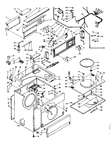 Machine Sub-Assembly parts for Kenmore Dryer 110.6207802 (1106207802, 110 6207802) from AppliancePartsPros.com