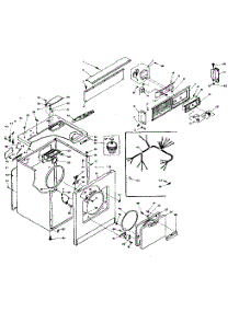 Machine Sub-Assembly parts for Kenmore Dryer 110.6208702 (1106208702, 110 6208702) from AppliancePartsPros.com