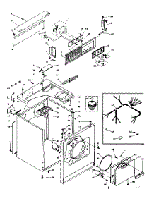 Machine Sub-Assembly parts for Kenmore Dryer 110.6208742 (1106208742, 110 6208742) from AppliancePartsPros.com