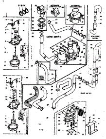 Water System parts for Kenmore Washer 110.6304703 (1106304703, 110 6304703) from AppliancePartsPros.com
