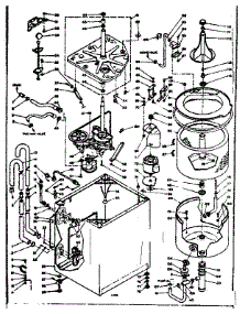 Machine Sub-Assembly parts for Kenmore Washer 110.6305452 (1106305452, 110 6305452) from AppliancePartsPros.com