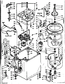 Machine Sub-Assembly parts for Kenmore Washer 110.6305502 (1106305502, 110 6305502) from AppliancePartsPros.com