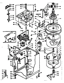 Machine Sub-Assembly parts for Kenmore Washer 110.6305854 (1106305854, 110 6305854) from AppliancePartsPros.com