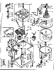Machine Sub-Assembly parts for Kenmore Washer 110.6305857 (1106305857, 110 6305857) from AppliancePartsPros.com