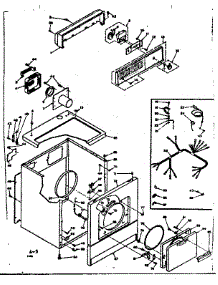 Machine Sub-Assembly parts for Kenmore Dryer 110.6307502 (1106307502, 110 6307502) from AppliancePartsPros.com