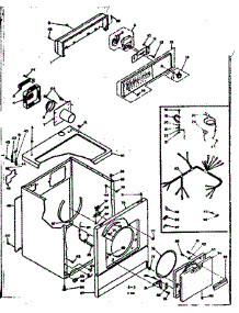 Machine Sub-Assembly parts for Kenmore Dryer 110.6307504 (1106307504, 110 6307504) from AppliancePartsPros.com