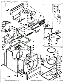 Machine Sub-Assembly parts for Kenmore Dryer 110.6307803 (1106307803, 110 6307803) from AppliancePartsPros.com