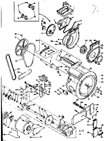 Blower, Cylinder, Pump And Motor parts for Kenmore Washer Dryer Combo 110.6309810 (1106309810, 110 6309810) from AppliancePartsPros.com
