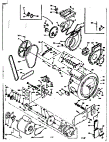 Blower, Cylinder, Pump And Motor parts for Kenmore Washer Dryer Combo 110.6310800 (1106310800, 110 6310800) from AppliancePartsPros.com