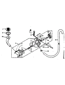 Pump Assem&Pump Parts parts for Kenmore Washer 110.6312802 (1106312802, 110 6312802) from AppliancePartsPros.com