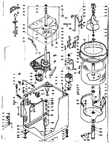 Machine Sub-Assembly parts for Kenmore Washer 110.6314751 (1106314751, 110 6314751) from AppliancePartsPros.com