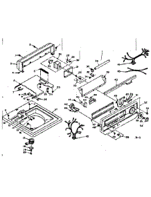 Top And Console parts for Kenmore Washer 110.6315802 (1106315802, 110 6315802) from AppliancePartsPros.com