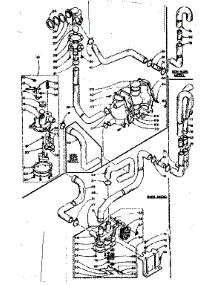 Water System parts for Kenmore Washer 110.6315802 (1106315802, 110 6315802) from AppliancePartsPros.com
