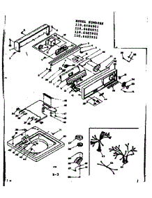 Top And Console Assembly parts for Kenmore Washer 110.6405951 (1106405951, 110 6405951) from AppliancePartsPros.com