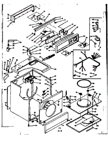 Machine Sub-Assembly parts for Kenmore Dryer 110.6407901 (1106407901, 110 6407901) from AppliancePartsPros.com