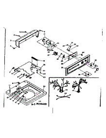 Top And Console Assembly parts for Kenmore Washer 110.6504400 (1106504400, 110 6504400) from AppliancePartsPros.com