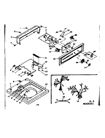 Top And Console parts for Kenmore Washer 110.6504551 (1106504551, 110 6504551) from AppliancePartsPros.com