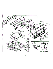 Top And Console parts for Kenmore Washer 110.6504850 (1106504850, 110 6504850) from AppliancePartsPros.com