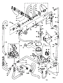 Water System parts for Kenmore Washer Dryer Combo 110.6509910 (1106509910, 110 6509910) from AppliancePartsPros.com
