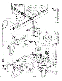 Water System parts for Kenmore Washer Dryer Combo 110.6509930 (1106509930, 110 6509930) from AppliancePartsPros.com