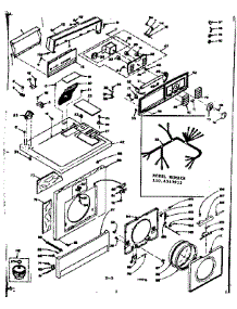Top And Front Assembly parts for Kenmore Washer Dryer Combo 110.6510932 (1106510932, 110 6510932) from AppliancePartsPros.com