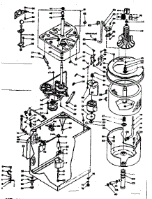 Machine Sub-Assembly parts for Kenmore Washer 110.6514700 (1106514700, 110 6514700) from AppliancePartsPros.com