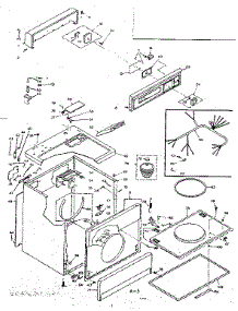 Machine Sub-Assembly parts for Kenmore Dryer 110.6518700 (1106518700, 110 6518700) from AppliancePartsPros.com