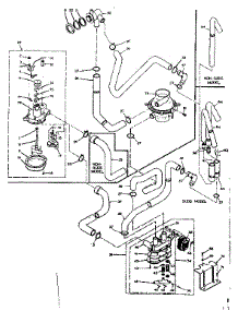 Water System parts for Kenmore Washer 110.6604850 (1106604850, 110 6604850) from AppliancePartsPros.com