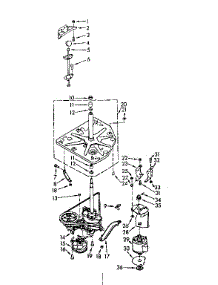 Drive System parts for Kenmore Washer 110.6604930 (1106604930, 110 6604930) from AppliancePartsPros.com