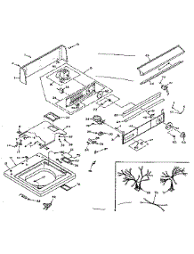 Top And Console Assembly parts for Kenmore Washer 110.6604951 (1106604951, 110 6604951) from AppliancePartsPros.com