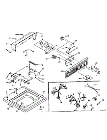 Top And Console Assembly parts for Kenmore Washer 110.6605401 (1106605401, 110 6605401) from AppliancePartsPros.com