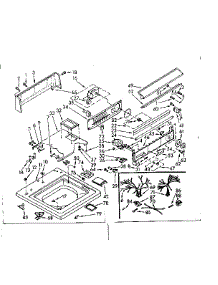 Top And Console Assembly parts for Kenmore Washer 110.6605980 (1106605980, 110 6605980) from AppliancePartsPros.com
