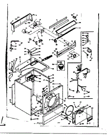 Machine Sub-Assembly parts for Kenmore Dryer 110.6607802 (1106607802, 110 6607802) from AppliancePartsPros.com