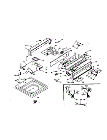 Top And Console Assembly parts for Kenmore Washer 110.6615802 (1106615802, 110 6615802) from AppliancePartsPros.com