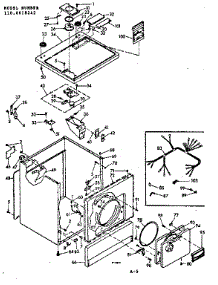 Machine Sub-Assembly parts for Kenmore Dryer 110.6618242 (1106618242, 110 6618242) from AppliancePartsPros.com