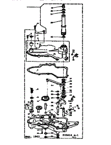 Worn Gear parts for Kenmore Washer 110.6702700 (1106702700, 110 6702700) from AppliancePartsPros.com