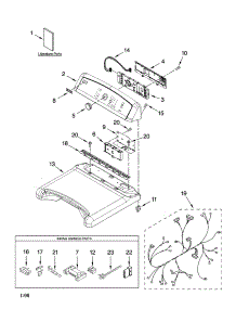Top And Console Parts parts for Kenmore Dryer 110.67032600 (11067032600, 110 67032600) from AppliancePartsPros.com