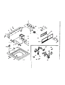 Top And Console Assembly parts for Kenmore Washer 110.6703402 (1106703402, 110 6703402) from AppliancePartsPros.com