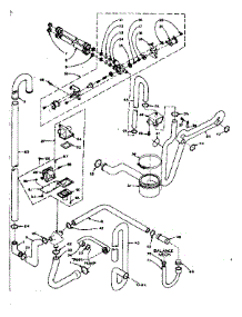 Water System parts for Kenmore Washer Dryer Combo 110.6709501 (1106709501, 110 6709501) from AppliancePartsPros.com