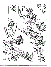 Blower, Cylinder, Pump And Motor parts for Kenmore Washer Dryer Combo 110.6709702 (1106709702, 110 6709702) from AppliancePartsPros.com