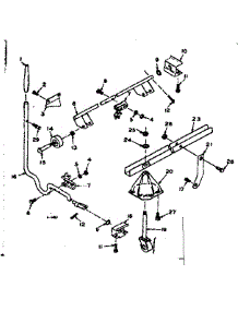 Caster Assembly parts for Kenmore Washer 110.6733102 (1106733102, 110 6733102) from AppliancePartsPros.com