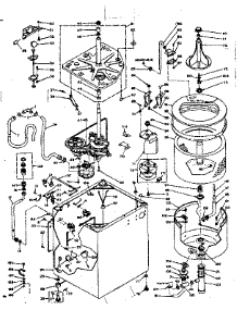 Machine Sub-Assembly parts for Kenmore Washer 110.6733402 (1106733402, 110 6733402) from AppliancePartsPros.com