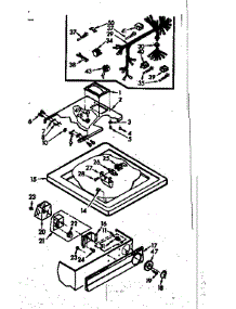 Top And Control Assembly parts for Kenmore Washer 110.6733409 (1106733409, 110 6733409) from AppliancePartsPros.com
