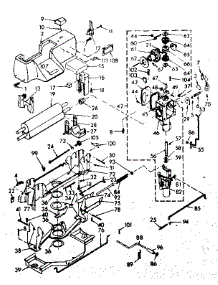 Wringer And Wringer Gear Case Assembly parts for Kenmore Washer 110.6801314 (1106801314, 110 6801314) from AppliancePartsPros.com