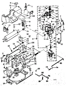 Wringer And Wringer Gear Case Assembly parts for Kenmore Washer 110.6802312 (1106802312, 110 6802312) from AppliancePartsPros.com