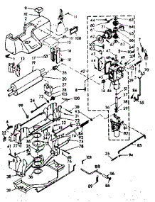 Wringer And Wringer Gear Case Assembly parts for Kenmore Washer 110.6802341 (1106802341, 110 6802341) from AppliancePartsPros.com