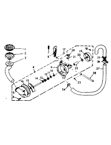 Pump Assembly And Pump Parts parts for Kenmore Washer 110.6802910 (1106802910, 110 6802910) from AppliancePartsPros.com