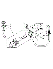Pump Assembly And Pump Parts parts for Kenmore Washer 110.6802911 (1106802911, 110 6802911) from AppliancePartsPros.com