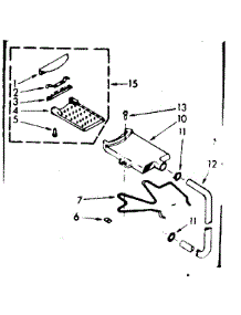 Filter Assembly parts for Kenmore Washer 110.6804104 (1106804104, 110 6804104) from AppliancePartsPros.com