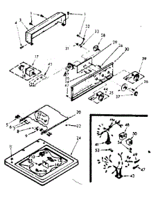 Top & Console Assembly parts for Kenmore Washer 110.6804212 (1106804212, 110 6804212) from AppliancePartsPros.com